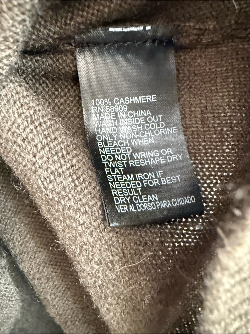 Antonio Melani Cashmere Sweater Crewneck Olive Green Plush Soft Quiet Luxury S - Picture 6 of 6